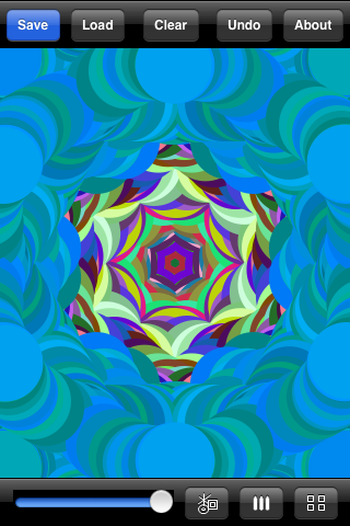 TrippingFest on the iPhone; ranged random colors